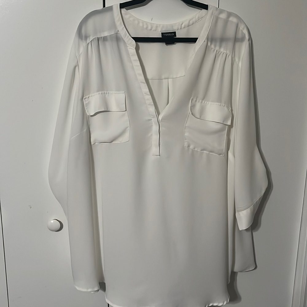 White torrid Harper top